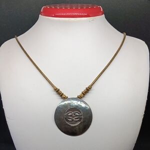 Elegant Silver and Gold Necklace